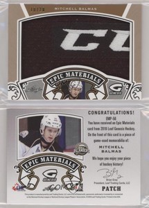 2016 Leaf Genesis Epic Materials Bronze Patch /20 Mitchell Balmas #EMP-56 Patch