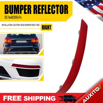 Rear Right Bumper Reflector Side Tail For Lamp 2013-16 Mercedes Benz GL500 GL550 - Image 1 of 4