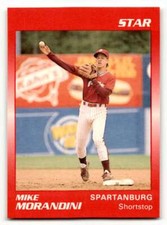 1989 Star #120 Mike Morandini    Spartanburg Phillies Baseball Cards NM ID:62295
