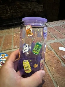 La Croix Glass Beverage Container Halloween Special Exclusive Pinkish/purple - Picture 1 of 5
