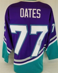 Adam Oates Signed Anaheim Ducks Jersey (JSA COA) 341 NHL Goals H.O.F. 2012 - Picture 1 of 6