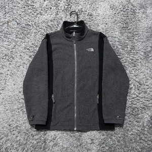 The North Face Jacket Boys XL Black Fleece Full Zip Casual Outdoors Long Sleeve - Picture 1 of 9