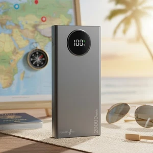 PowerPlus 20000mAh Fast Charging Portable Power Bank – USB-C + 2 USB Outputs - Picture 1 of 6