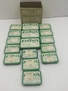 Vintage BUKETS Tins in Original Display Box With Contents 16 Tins - Picture 1 of 11