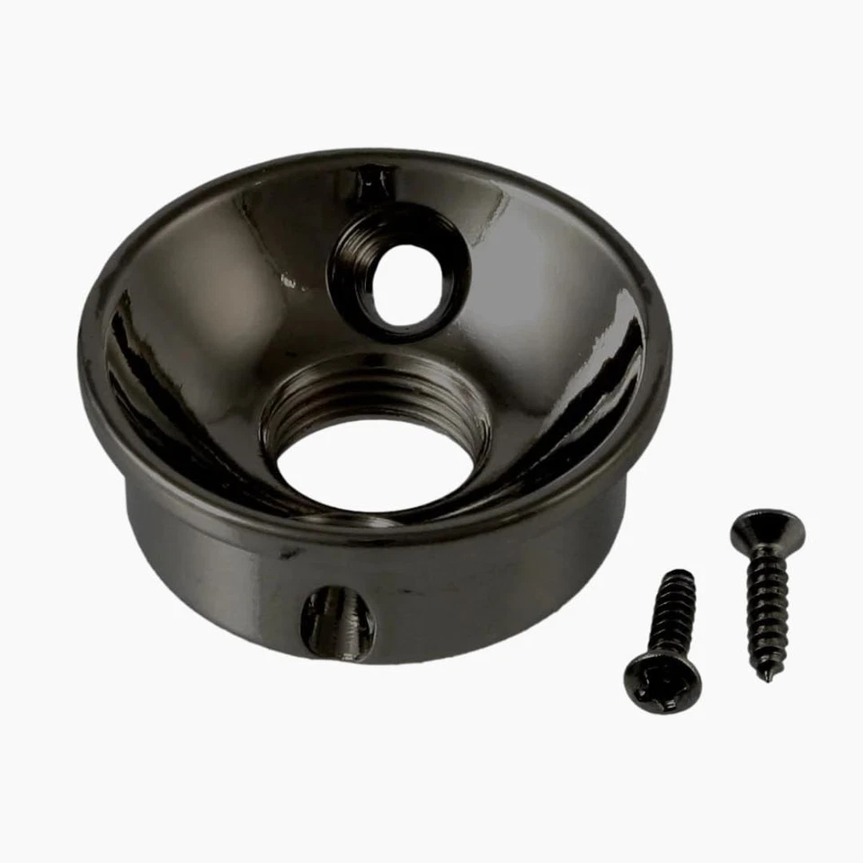 Placa preta para guitarra Telecaster com parafusos de montagem - Imagem 1 de 1