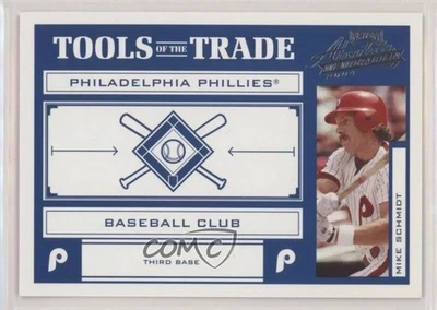 2004 Playoff Absolute Memorabilia Tools of the Trade Blue /250 Mike Schmidt HOF - Image 1 of 2