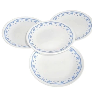 4 platos de pan de postre Corelle Morning Blue 6,5" granja floral cottagecore ro - Imagen 1 de 9