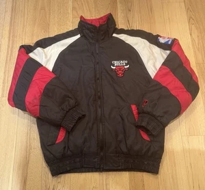 Medium Size, Pro Player Chicago Bulls Vintage Jacket. Michael Jordan Era Vintage - Picture 1 of 12