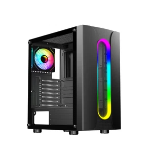 Fast Gaming PC Intel i5-4570 8GB RAM 256GB SSD + 500GB HDD Windows 11 WiFi GT730 - Picture 1 of 11