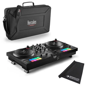 Hercules DJ Control Inpulse T7 DJ Controller mit Tasche und Tuch - Bild 1 von 10