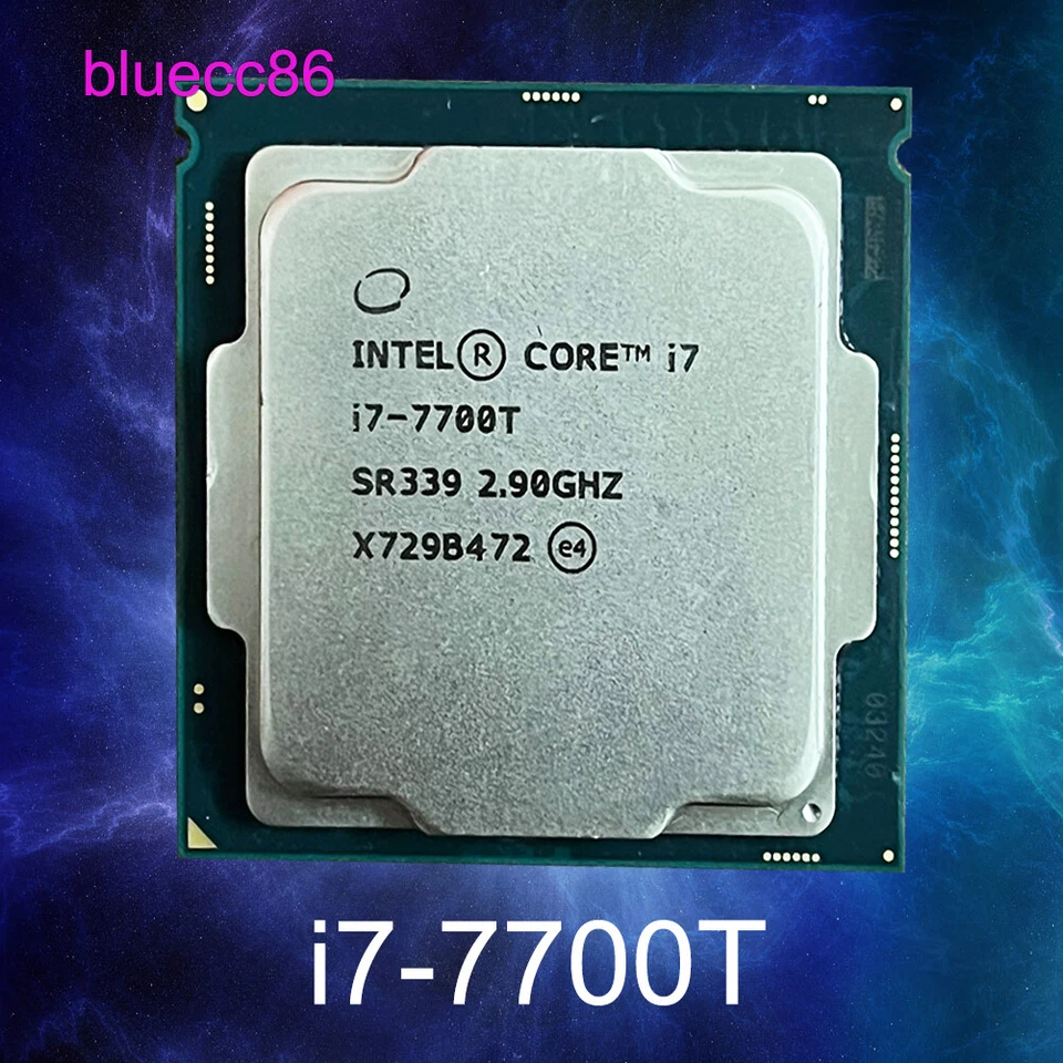  Procesador Intel Core i7-7700T LGA 1151 CPU 2,9 GHz cuatro núcleos 8M 35W Foto 1 de 1