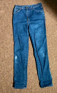 Vintage Levis Jeans Women W29 L29 Blue Orange Tag High Rise - Picture 1 of 12