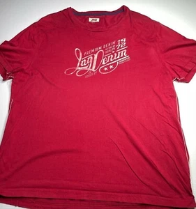 JAG Logo T Shirt Mens Size L Red Casual Style Classic Summer Fit - Picture 1 of 12
