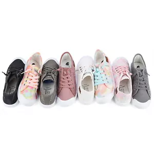 JENN ARDOR Women Comfortable Elastic Shoes Stylish Canvas Sneakers Slip On Shoes - Picture 1 of 72