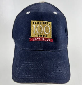 Blue Bell Ice Cream 100 year anniversary 1907-2007 Cap Blue Hook & Loop One Size - Picture 1 of 9