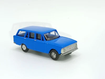 ADP 17901-1 Moskwitsch 408 Kombi, ADP- Fertigmodell , 1/87, H0, blau - Bild 1 von 2