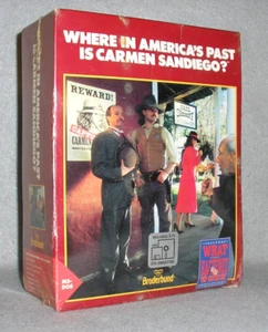 Vintage Big Box PC Game Where in America's Past Is Carmen Sandiego NEW & SEALED - Picture 1 of 21