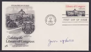 John Updike, Author & Pulitzer Prize Winner, signed Library of Congress FDC - Picture 1 of 1