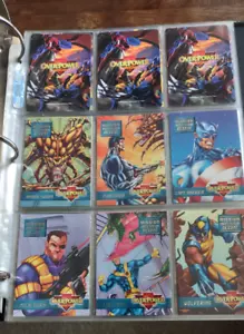 1995 MARVEL OVERPOWER MISSION COMPLETE 6 SETS OF 7 CARDS EACH + EXTRAS. - Picture 1 of 15