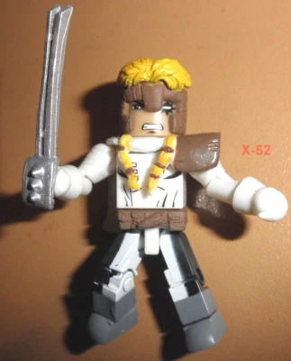 Minifigura de juguete X-Force Shatterstar Minimates X-Men Avengers Deadpool Rob Liefld Foto 1 de 3