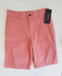 Polo Ralph Lauren Big Boys Straight Fit Stretch Chino Short Pink Sz 20 - NWT - Picture 1 of 1