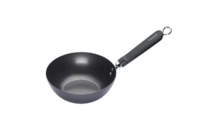 KitchenCraft World of Flavours Oriental Carbon Steel 20cm Non-Stick Wok - Picture 1 of 2