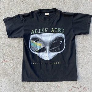 Vintage 90s Alienated Alien Workshop Skate Shirt Herren M Single Stitch Board USA - Bild 1 von 9