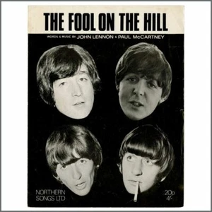 The Beatles 1967 The Fool On The Hill Northern Songs Ltd. Sheet Music (UK) - Imagen 1 de 1