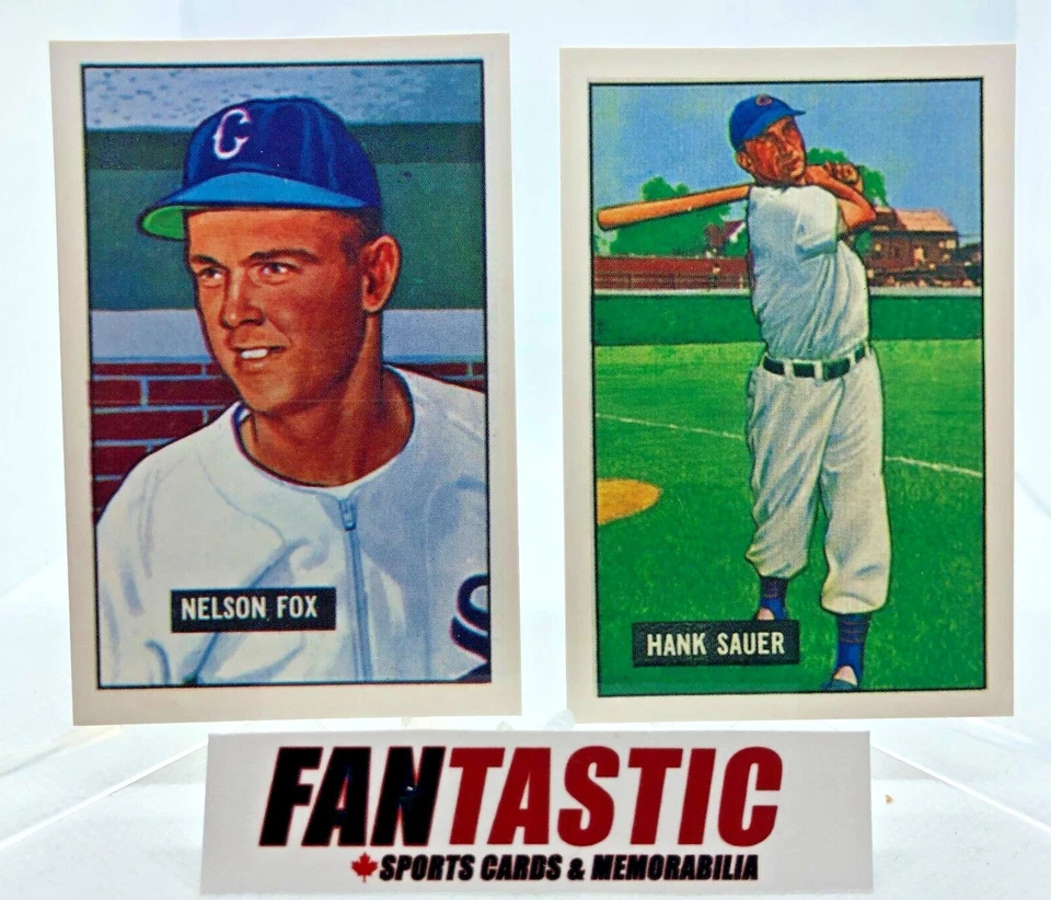 1951 Bowman - 1986 C.C.C. Reprint Series YOU PICK - Chicago White Sox & Cubs - Image 1 of 2