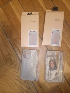 2xNew Lux Cyrill Iphone 14 Pro Pink Beige Ultracolour Mag Magnetic Case & Lace - Zdjęcie 1 z 3
