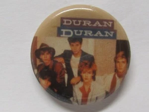 VINTAGE DURAN DURAN PHOTO PIN BADGE PINBACK BUTTON - Picture 1 of 4