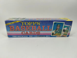 1989 Official Topps Baseball Cards Complete Set of 792 Cards FACTORY SEALED!!