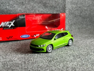VW VOLKSWAGEN SCIROCCO MKIII SCALA 1/43 modellino METALLO die cast WELLY NEX - Immagine 1 di 4