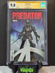 PREDATOR #1 VARIANTE FINCH CGC SS GRADO 9.8 AUTOFIRMADO DAVID FINCH 2022 MARVEL - Imagen 1 de 4