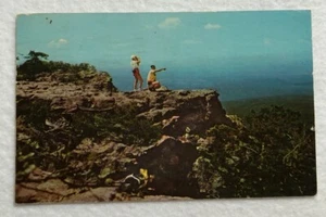 lovers leap mount magazine elevation 2,823 ft. highest in Arkansas postcard (D1) - Picture 1 of 2