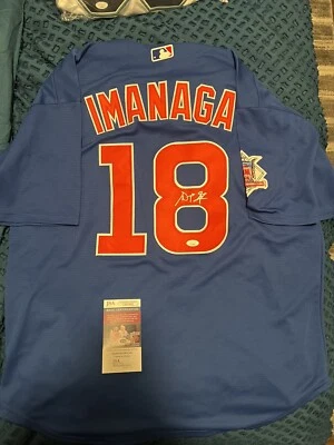 Shota Imanaga Signed Chicago Cubs Jersey Ace Japan Kanji Auto JSA Auth - Image 1 of 3