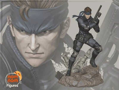 Solid Snake Metal Gear 3D modello in resina da assemblare e dipingere - Immagine 1 di 4