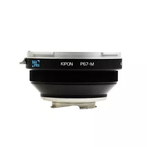 Adaptador reductor focal KIPON 0,7x Ponga lente de montaje Pentax 67 en cámara Leica M - Imagen 1 de 5