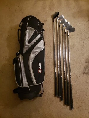 RAM G-Force Tour Step Men's Combo Set 4, 5, 6, 9, PW, 3 Wood RH With Stand Bag - Image 1 of 4