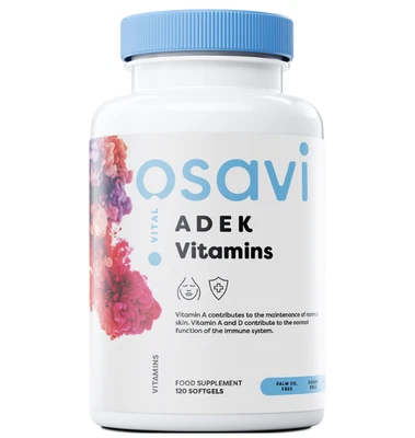 Osavi ADEK Vitamins - 120 Softgels