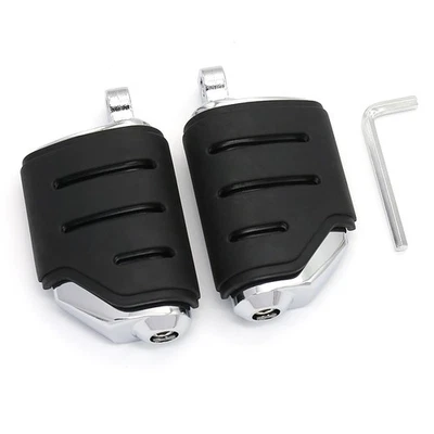 10mm Highway Crash Bar Foot Pegs For Harley Road / Street / Electra Glide - Image 1 of 4