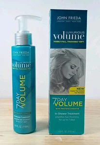 John Frieda 7 Day Luxurious Volume In-Shower Treatment 4oz LARGE Protein Keratin - Picture 1 of 7
