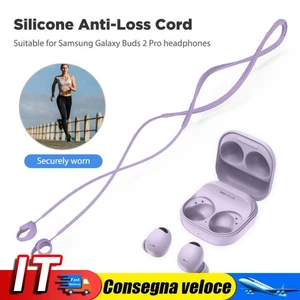 Auricolari wireless morbidi Corda anti-perdita per Galaxy Buds 2 Pro (Viola) Hot - Bild 1 von 7