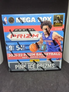 2021-22 NBA Panini PRIZM NBA Basketball MEGA Box - NEW - 10 Pink ICE Prizms - Picture 1 of 4