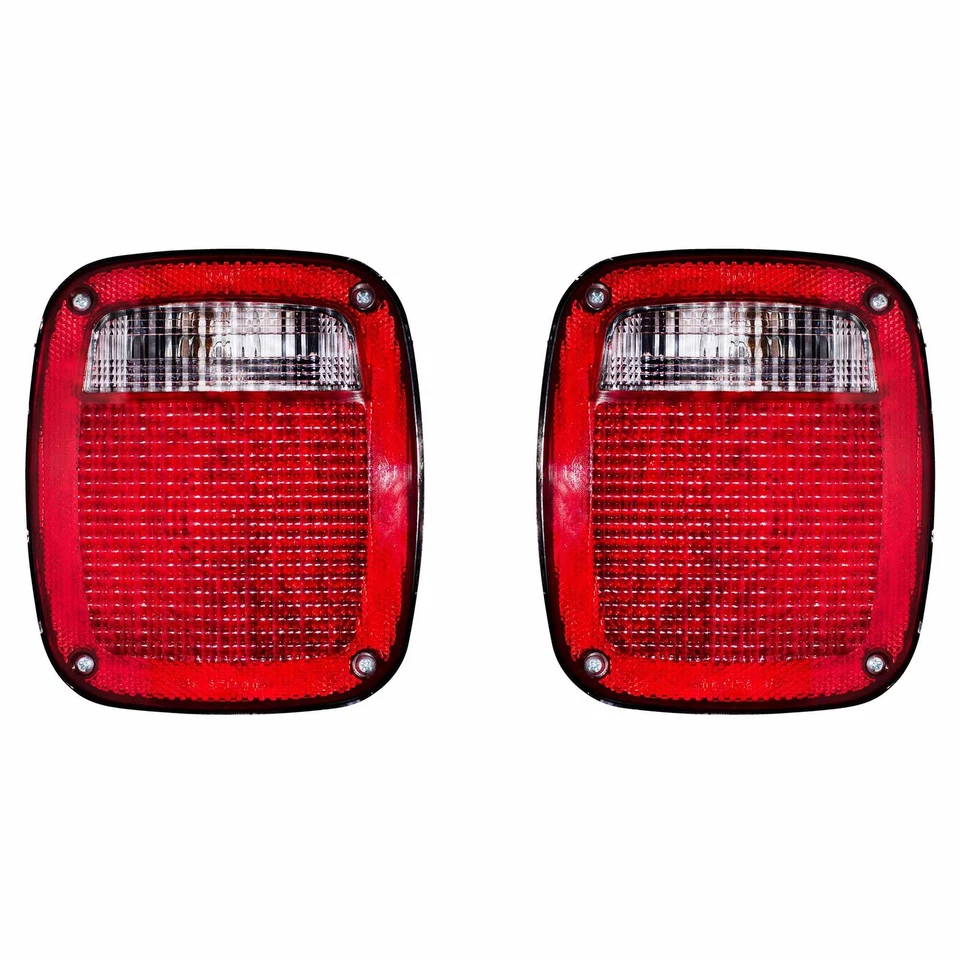 Luz trasera para Wrangler 1998-2006 con juego de conectores cuadrados 56018648AD CH2801161 Foto 1 de 4