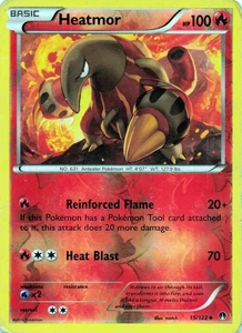Heatmor 15/122 - REVERSE HOLO - XY - BREAKpoint - LP/MP - Picture 1 of 2
