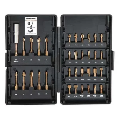Vega 34 Piece Screwdriver Bit Set, 1/4" P34-1DB Vega P34-1DB 843854021759 - Image 1 of 2