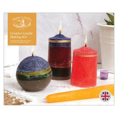 House of Crafts Creative Candle Making, Multicoloured, Single Craft Kit Set - Image 1 of 3