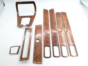 JAGUAR XJ6 XJ40 WALNUT WOOD SET VENEER FASCIA DASH SKI SLOPE CAPPINGS SWB - Picture 1 of 24