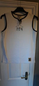 Vintage Walt Disney World Sleeveless Women's Shirt L Pooh By The Sea - Foto 1 di 7